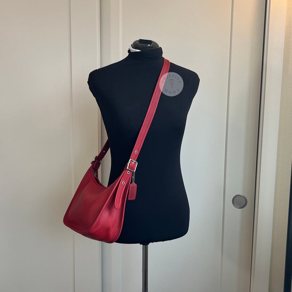 Vintage Coach Janice Legacy Bag 9950 Red 2006 - Picture 14 of 15